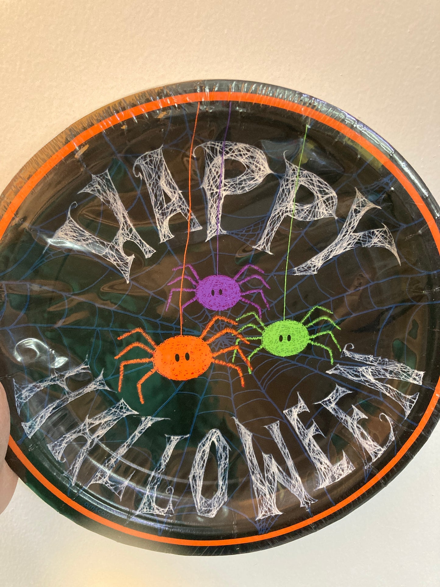 Halloween Spider Plate