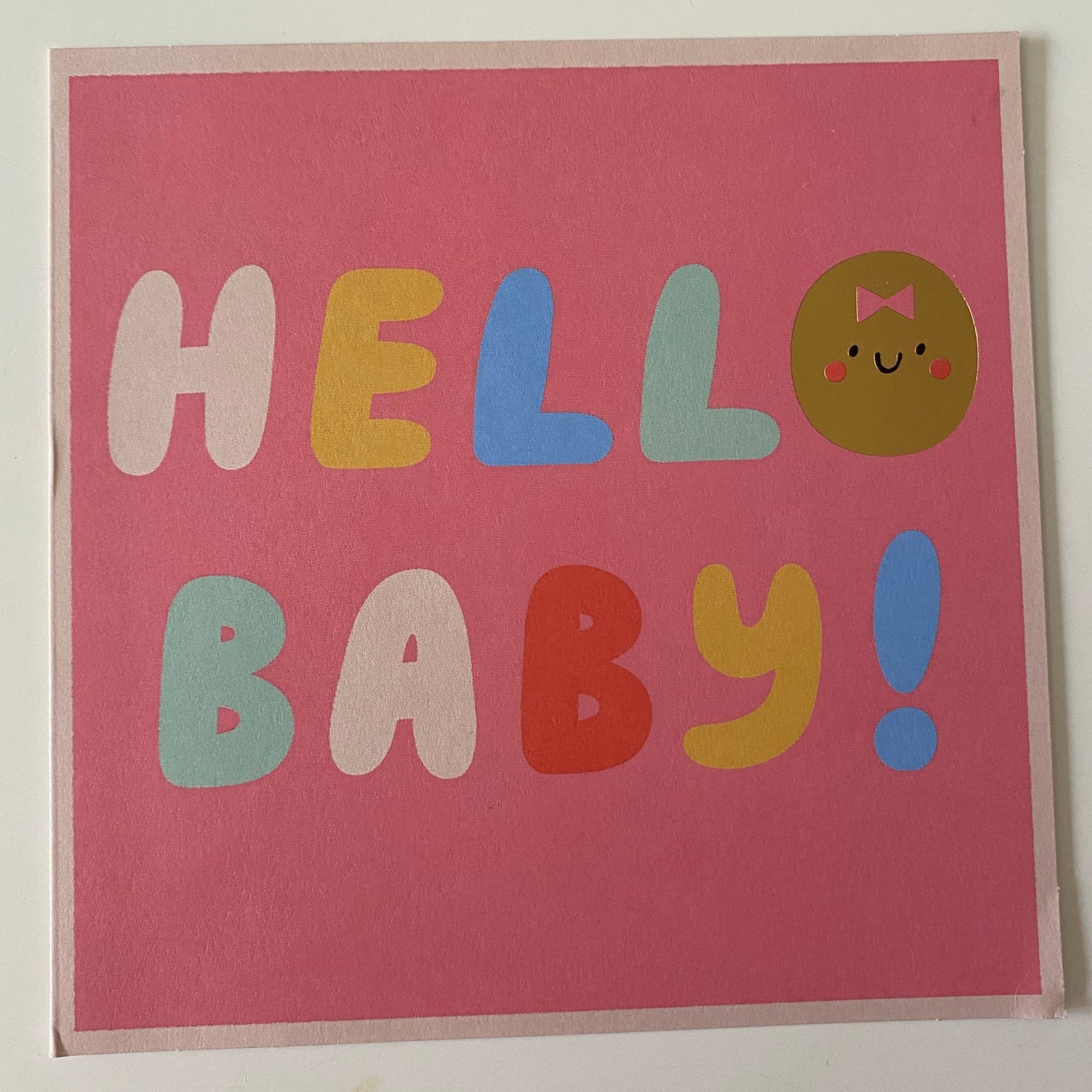 Hello Baby! Blue Greeting Card