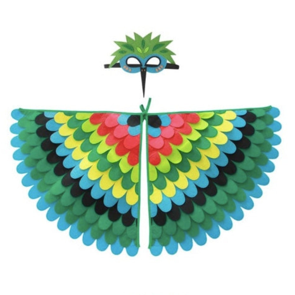 Tropical Bird Wings & Mask