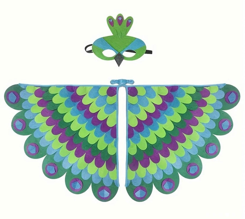 Tropical Bird Wings & Mask