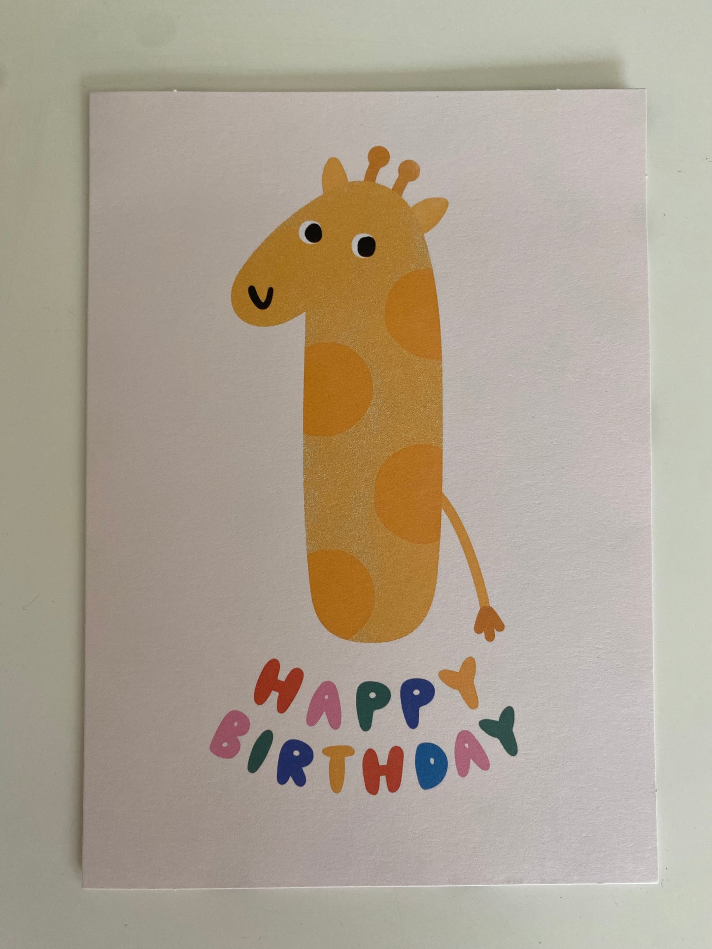 Age 1 Greeting Card