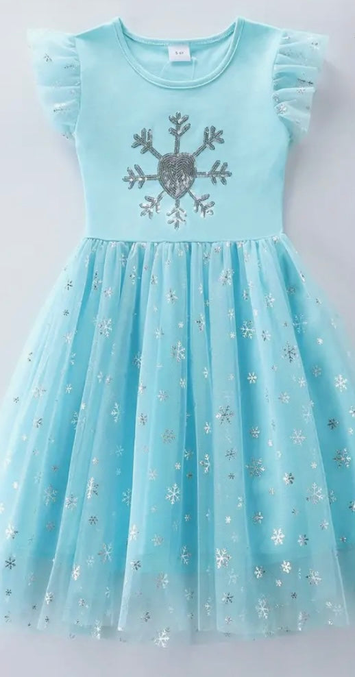 Sequin Snowflake Dress