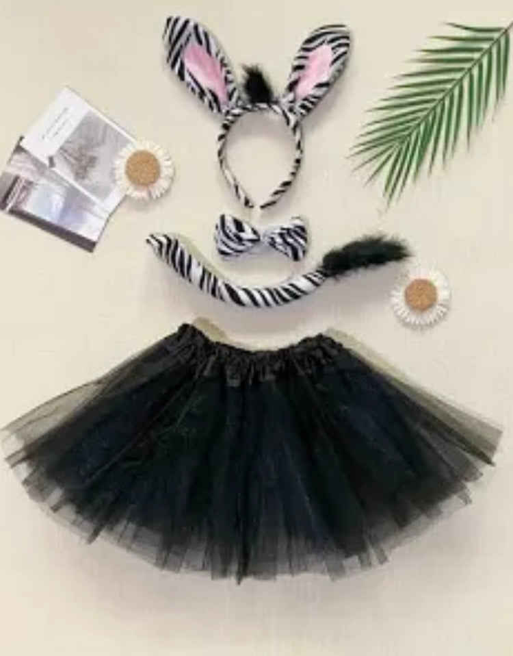 Zebra Tutu Set