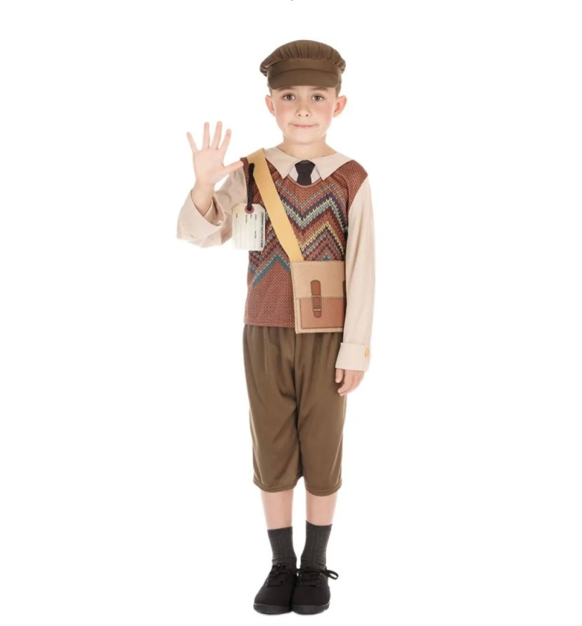 1940's Evacuee School Boy