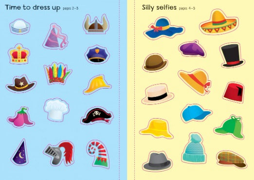 Funny Hats - Sticker Book