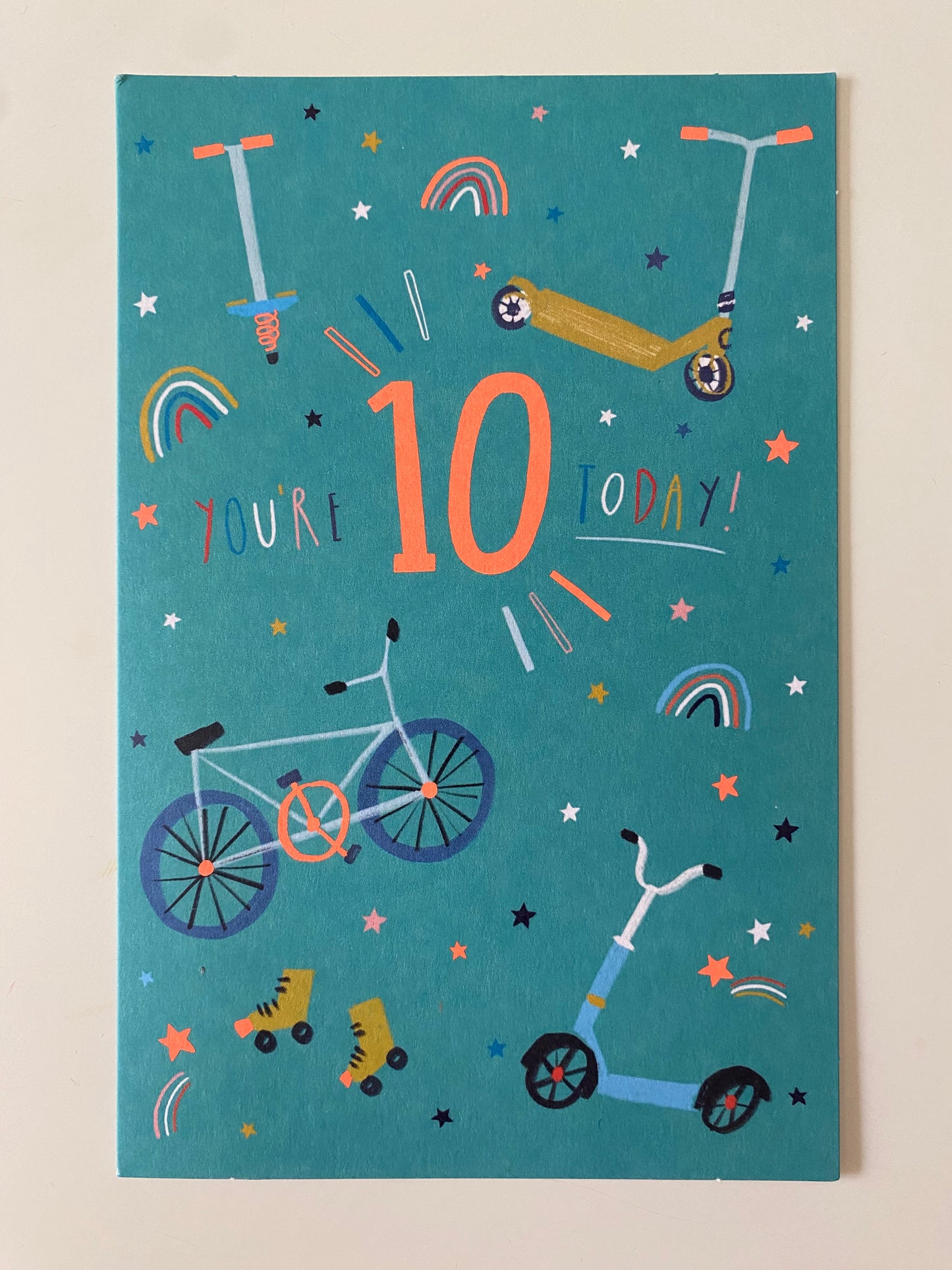 Age 10 Greeting Card