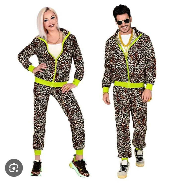 1980’s Leopard Shell Suit
