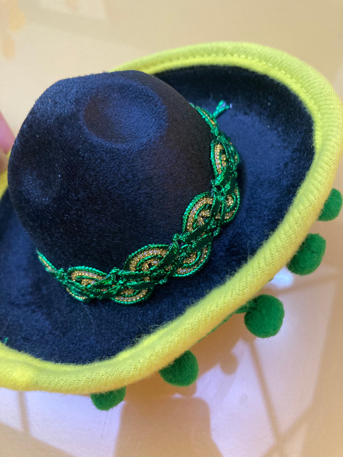 Mini Mexican Straw Hats with Headband