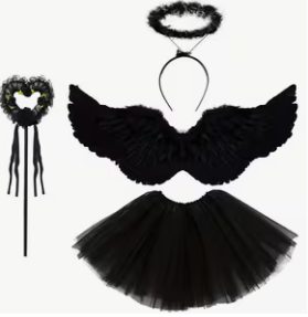 Black Angel Accessory Set