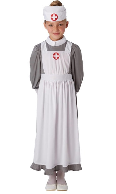 1940's Nurse Costume - Grey