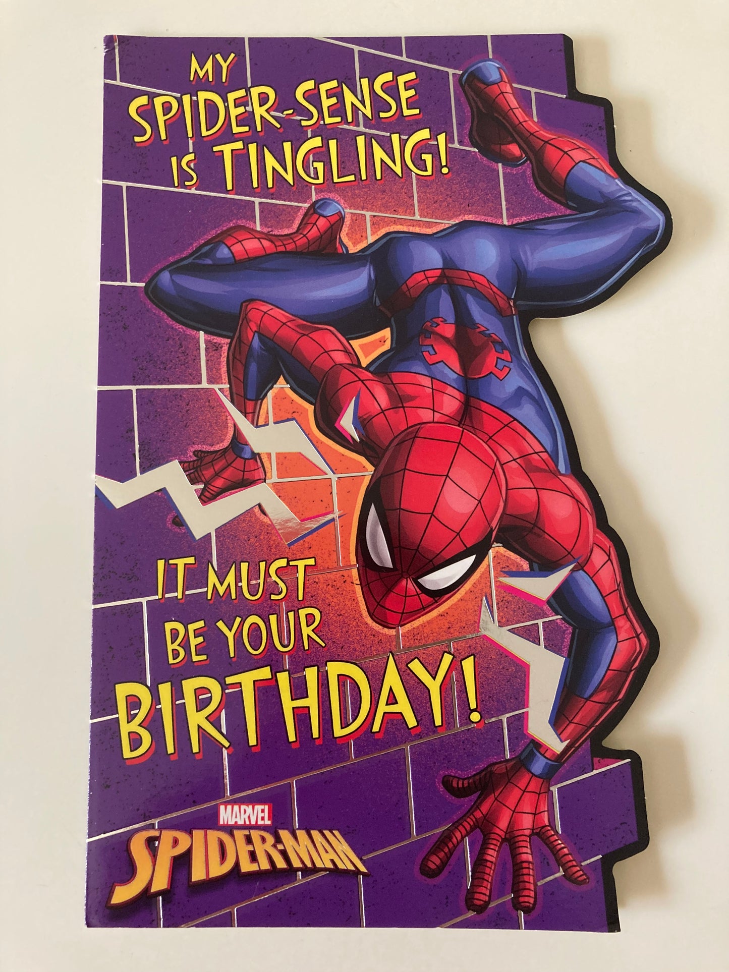 Spiderman Birthday Card