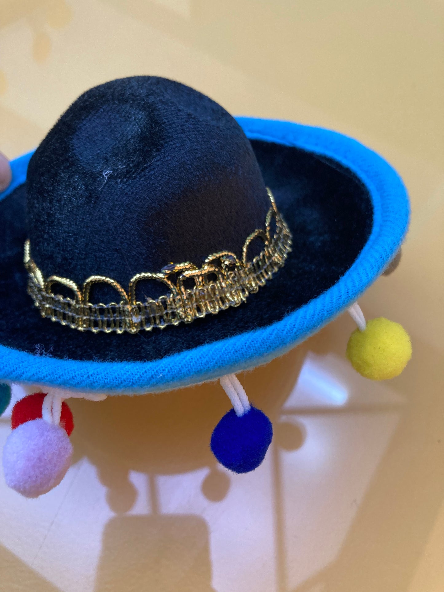 Mini Mexican Straw Hats with Headband