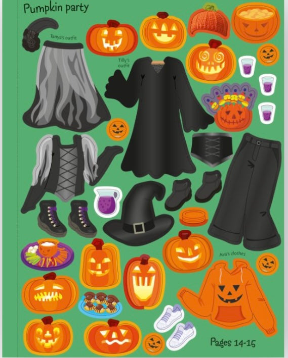 Halloween Sticker Dolly