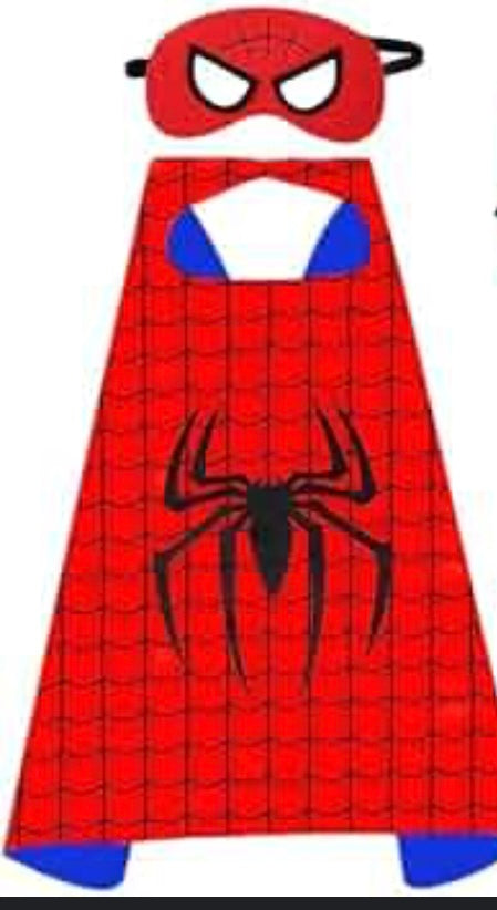 Various Spider-Man Cape & Mask Sets