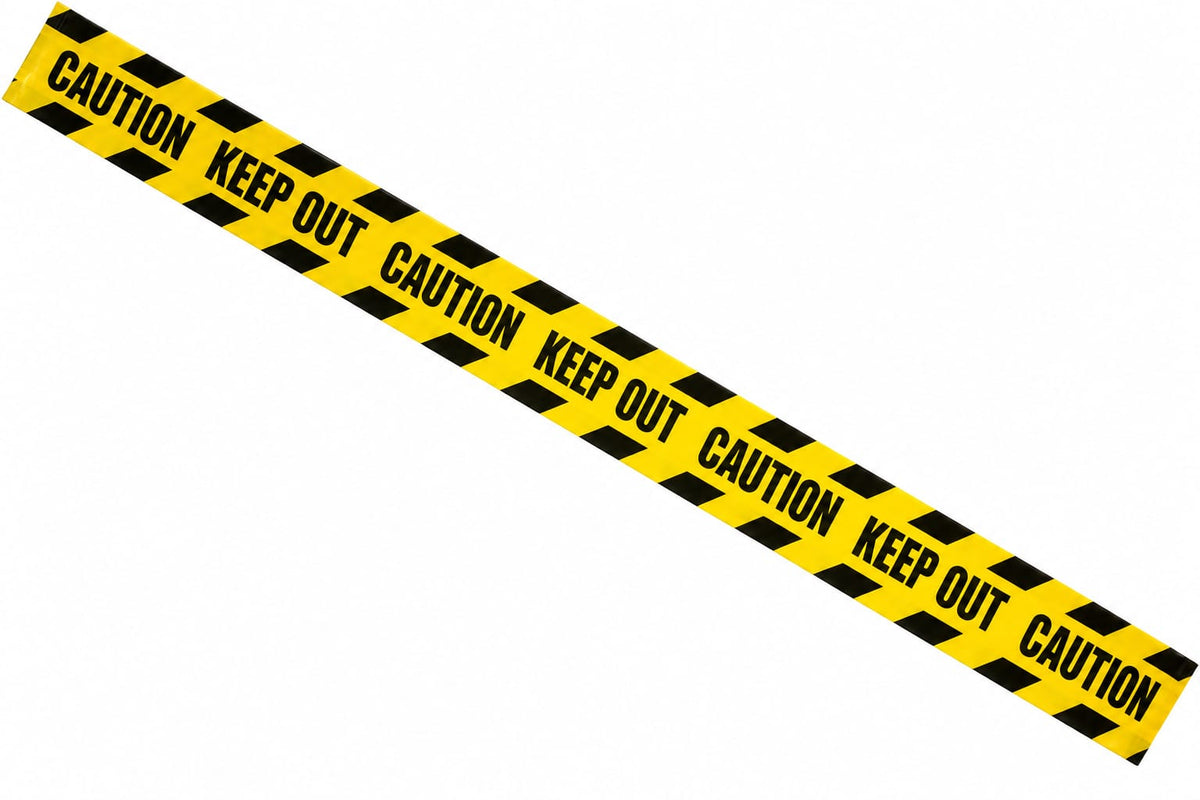 Halloween Caution Tape Banners