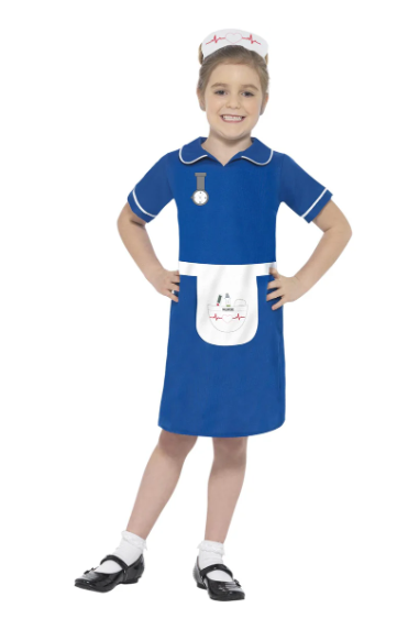 Nurse Costume, Blue