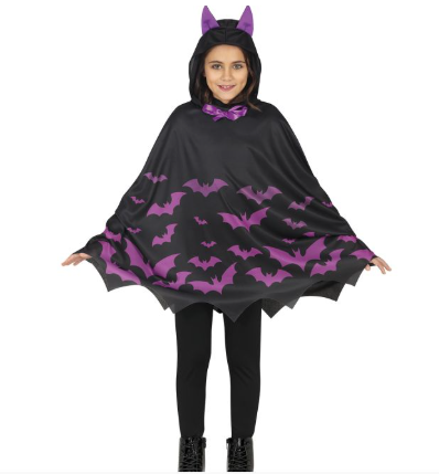 Purple poncho bat