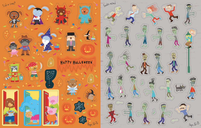 Halloween Sticker Book by Usborne