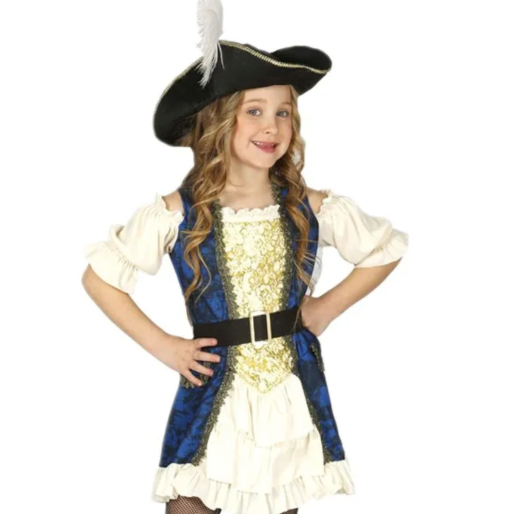 Girl's Captain Costume from The Dressing Up Box