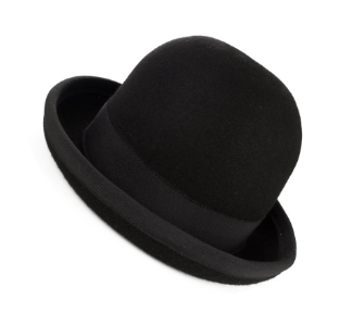 Black Bowler Hat