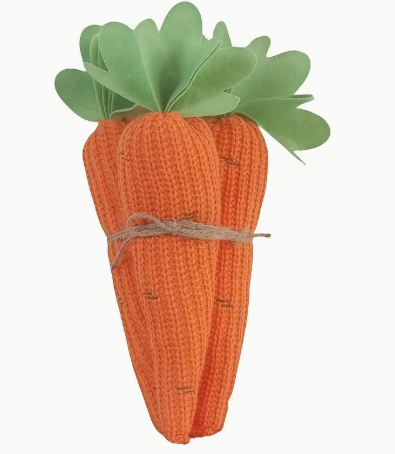 Carrot Decoration with Leaves