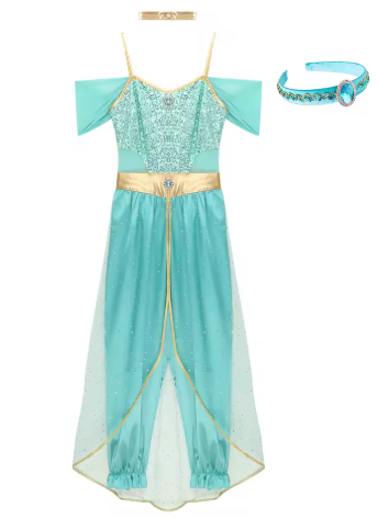 Jasmine Sequin Costume-Adult