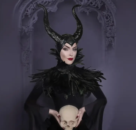 Maleficent Dress With Horns