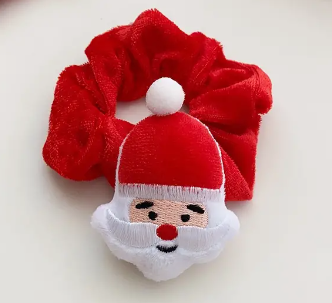 Festive hair scrunchie