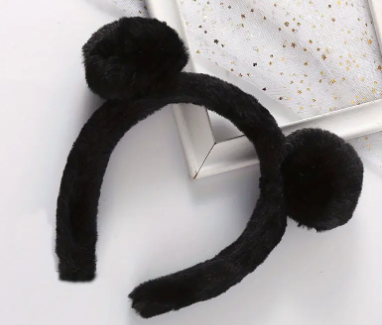Teddy Bear Ears Headband / Various Colours