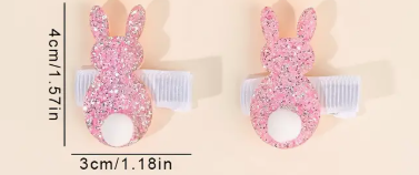 Bunny Hair Clips