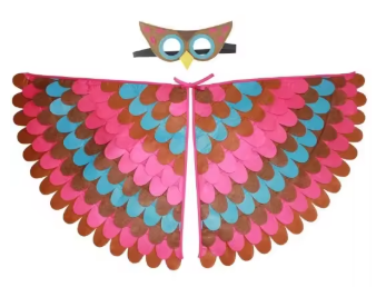 Tropical Bird Wings & Mask