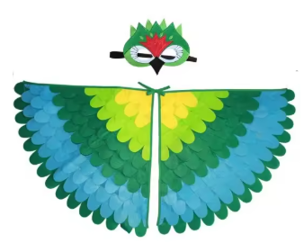 Tropical Bird Wings & Mask