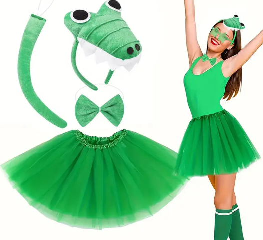 Crocodile Tutu Accessory Set