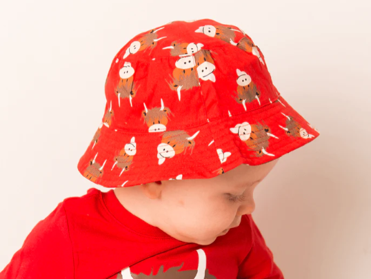 Highland Cow Summer Hat