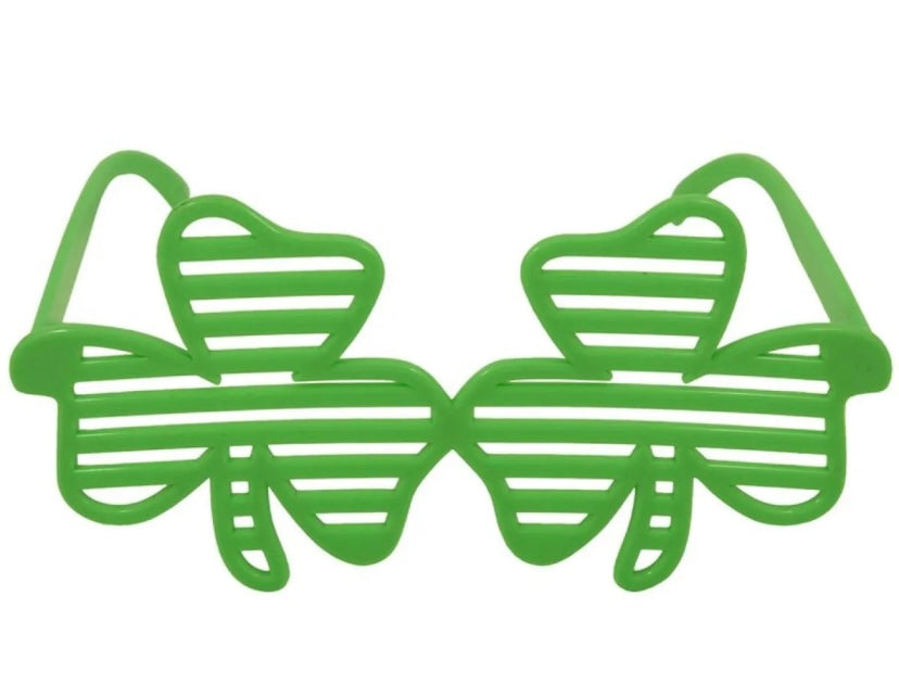 St. Patrick's Day Shamrock Glasses