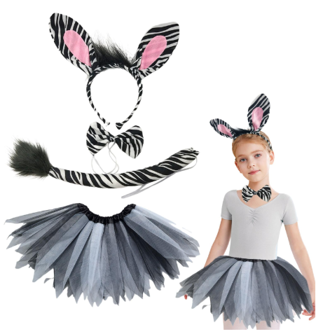 Zebra Tutu Set