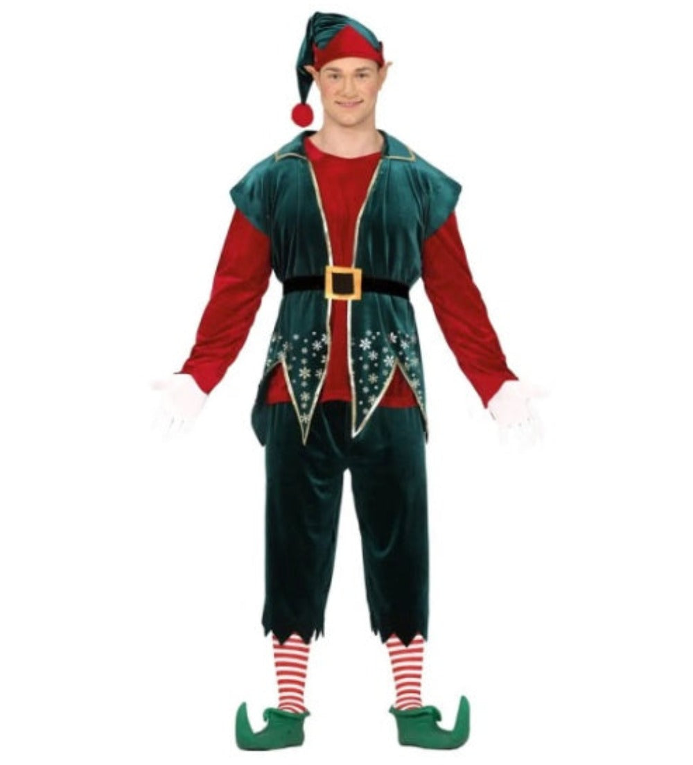 Adult Deluxe Festive Elf Costume