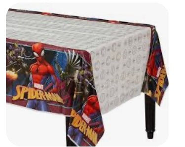 Spider-Man Plastic Tablecloth