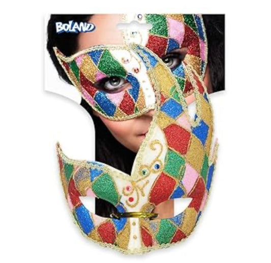 Multicolor Glitter Mask