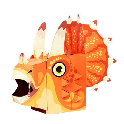 Triceratops 3D Mask Card Craft Kit