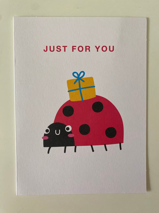 Ladybird Greeting Card