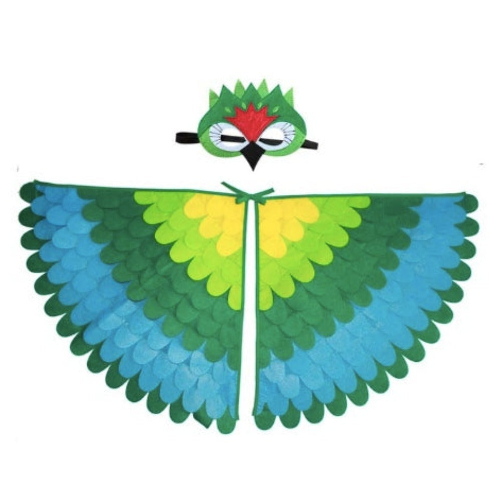 Tropical Bird Wings & Mask