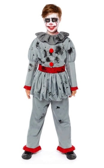 Boy's Scary Clown Costume