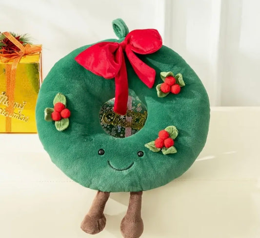 Plush Christmas Wreath