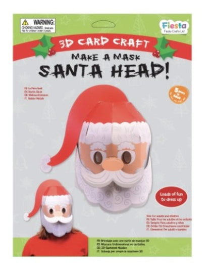 Santa 3D Mask Card Craft Kit