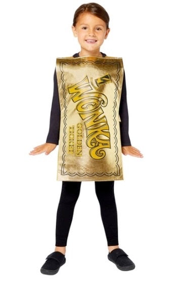 Willy Wonka's Golden Ticket Costume