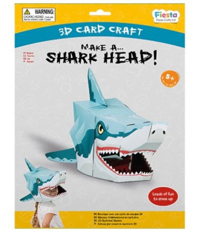 Shark 3D Mask Card Craft Kit