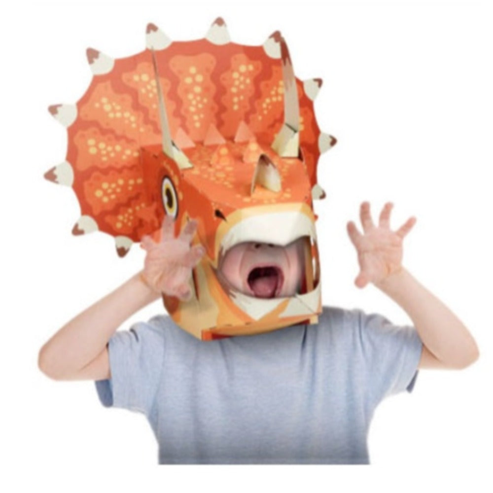 Triceratops 3D Mask Card Craft Kit