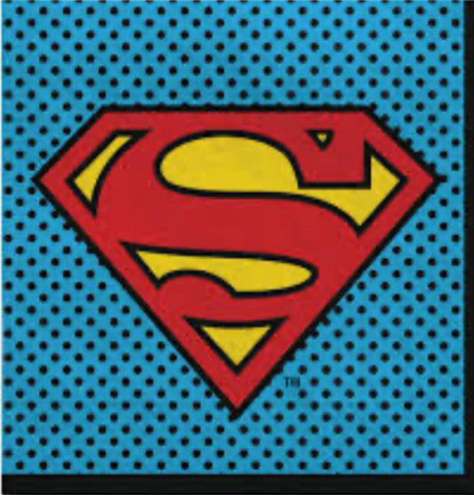 Superman Napkins (pack of 16)