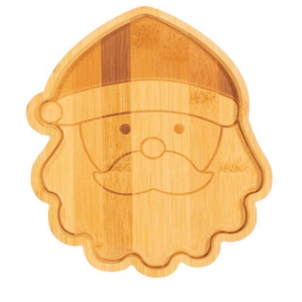 Santa Bamboo Plate